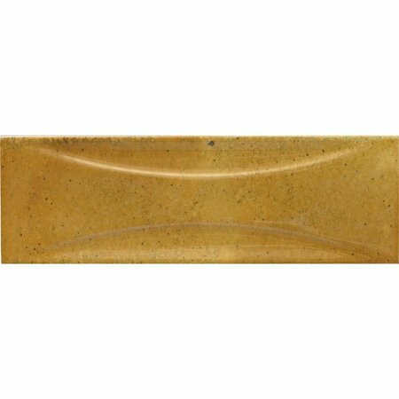 APOLLO TILE Antiek 2.58 in. x 7.9 in. Glossy Orange Ceramic Subway Deco Wall Tile 5.38 sq. ft./case, 38PK MODDECCAR258